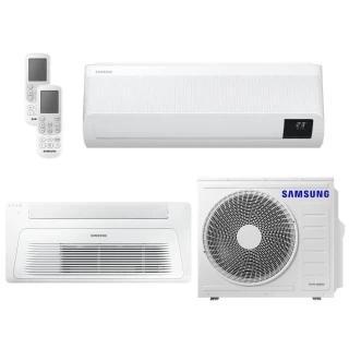 Ar Condicionado Multi Bi Split HW e K7 Samsung Wind Free 18000 BTU (1x9000+1x18000) Quente e Frio Inverter R410 (AJ050AXJ2KH/AZ) Ar Condicionado Multi Bi Split HW e K7 Samsung Wind Free 18000 BTU (1x9000+1x18000) Quente e Frio Inverter R410 (AJ050AXJ2KH/AZ)