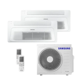 Ar Condicionado Multi Bi Split K7 1V Samsung Wind Free 24000 BTU (1x1200+1x18000) Quente e Frio Inverter R410 220V (AJ068AXJ3KH/AZ)