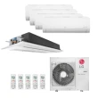 Ar Condicionado LG Multi Split Penta Split Inverter 48000 BTUs (1x18000 Cassete 1 via + 1x18000 + 1x12000 + 2x9000) 220V Quente e Frio
