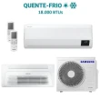 Ar Condicionado Multi Bi Split HW e K7 Samsung Wind Free 18000 BTU (1x9000+1x18000) Quente e Frio Inverter R410 (AJ050AXJ2KH/AZ)