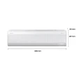 Ar Condicionado Split Inverter Samsung WindFree AI 18000 BTUs Frio 220V AR18DYFAAWKXAZ